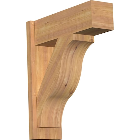 Ekena Millwork Funston Block Smooth Outlooker, Western Red Cedar, 7 1/2"W x 22"D x 26"H OUT08X22X26FST05SWR